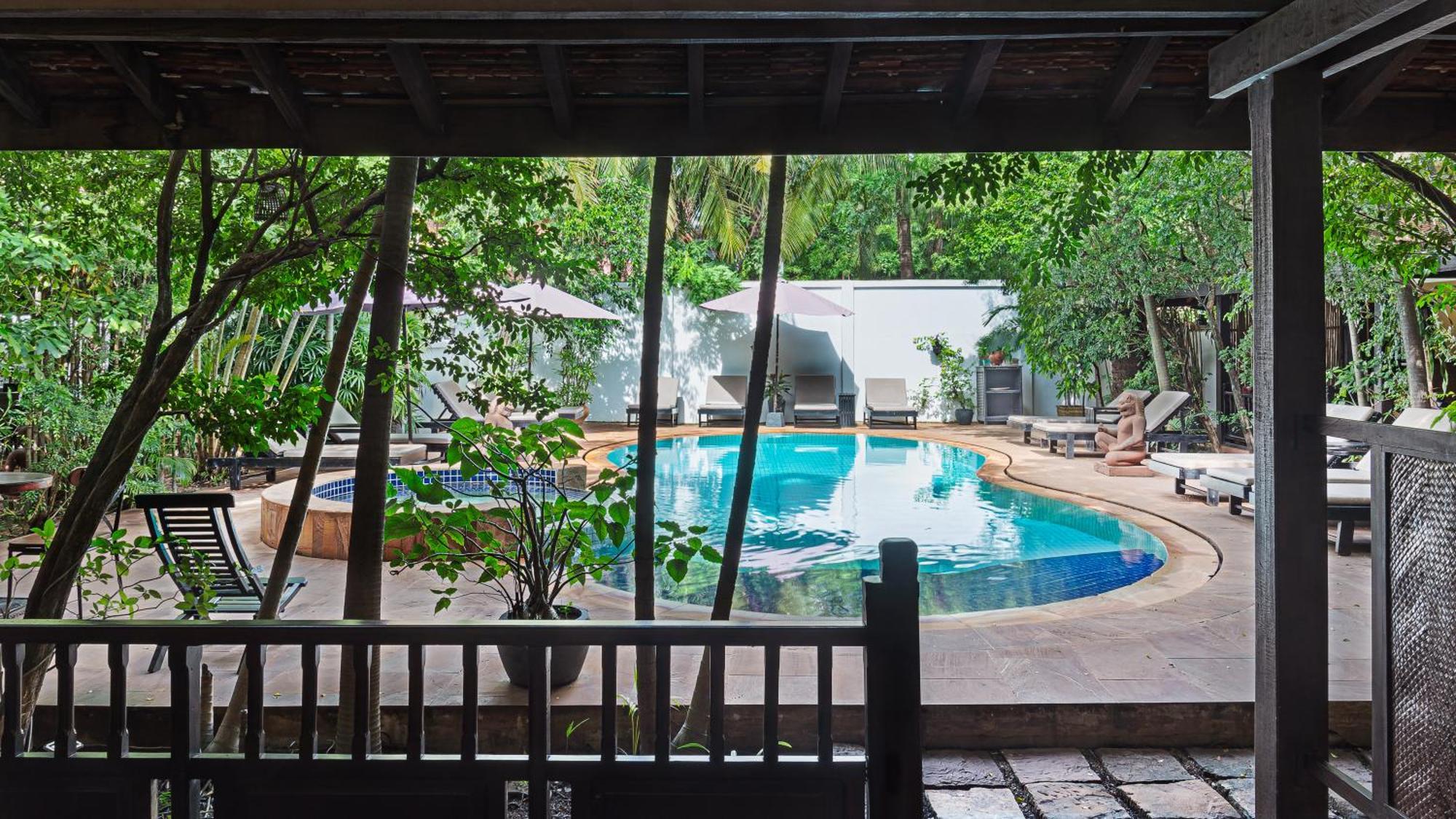 Pavillon Indochine Boutique - Hotel Сіємреап Екстер'єр фото