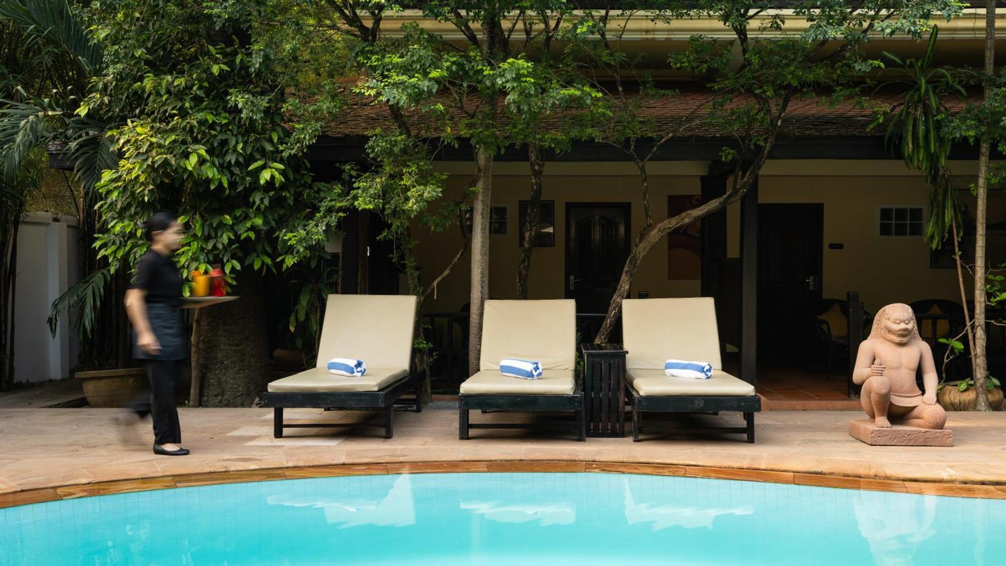 Pavillon Indochine Boutique - Hotel Сіємреап Екстер'єр фото