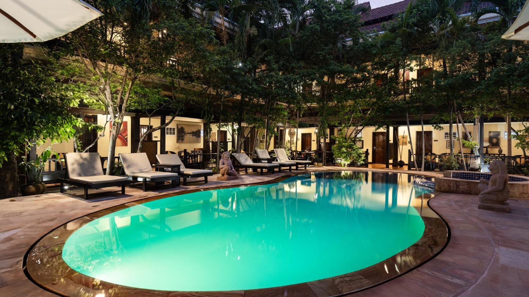 Pavillon Indochine Boutique - Hotel Сіємреап Екстер'єр фото